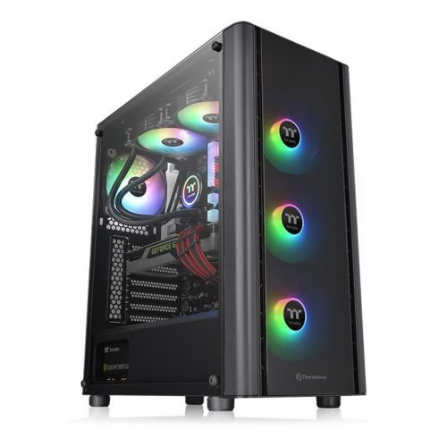 Thermaltake V250 TG ARGB Mid Tower Cabinet (Black)