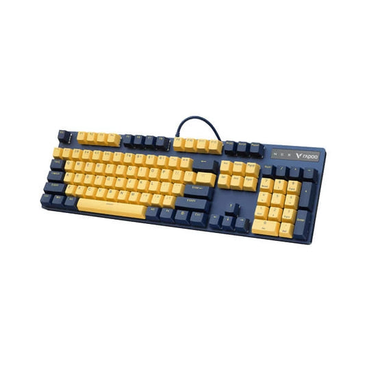 Rapoo V500 Pro Mechanical Gaming Keyboard (Yellow/Blue)