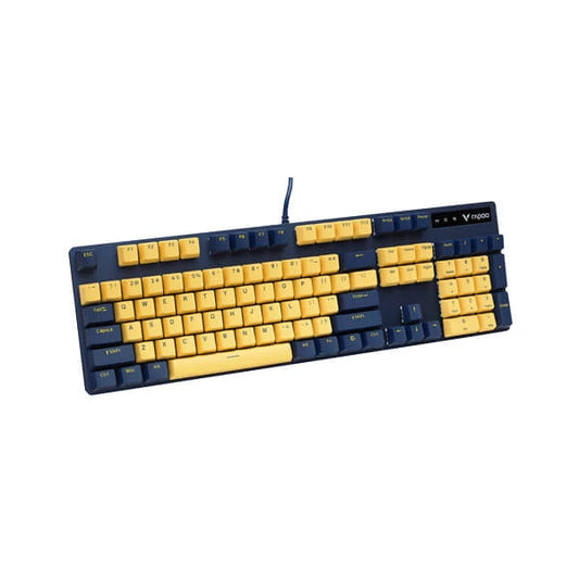 Rapoo V500 Pro Mechanical Gaming Keyboard (Yellow/Blue)