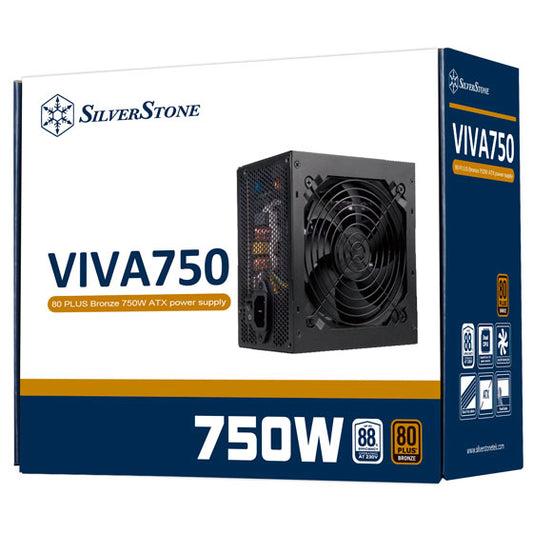 SilverStone VIVA 750 Bronze Non Modular PSU (750 Watt)
