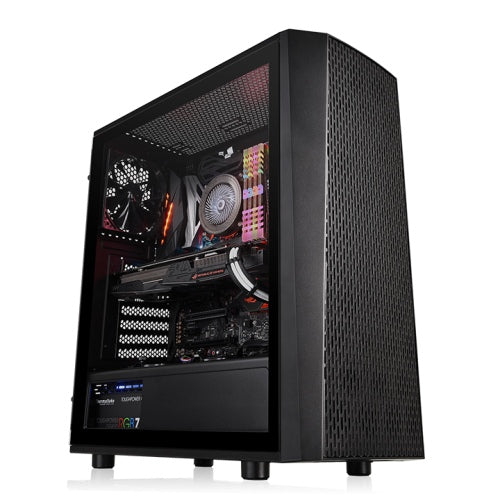 Thermaltake Versa J24 TG Mid Tower Cabinet (Black)