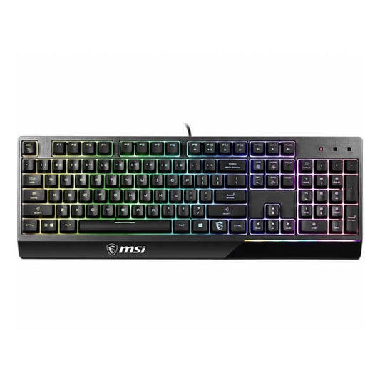 MSI Vigor GK30 RGB Full Size Semi Mechanical Wired Gaming Keyboard ( Black )
