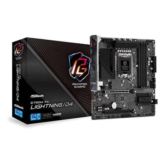 ASRock Z790M PG Lightning D4 M-ATX Motherboard