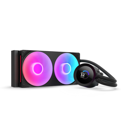 NZXT Kraken Plus RGB 240mm AIO CPU Liquid Cooler ( Black )