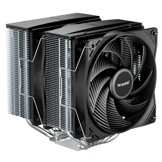 BE QUIET Pure Rock Pro 3 Non-RGB 120mm Dual Tower Air Cooler ( Silver )