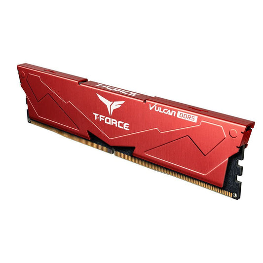 TEAMGROUP T-Force Vulcan 8GB ( 8GB x 1 ) 5200MHz DDR5 Ram (Red)