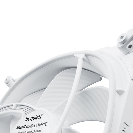 BE QUIET Silent Wings 4 140mm Non-RGB PWM High Speed Cabinet Fan ( White ) ( Single Pack )