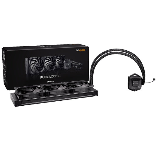 BE QUIET Pure Loop 3 360mm CPU Liquid Cooler ( Black )