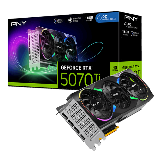 PNY GeForce RTX 5070 Ti ARGB OC 16GB Nvidia Graphic Card