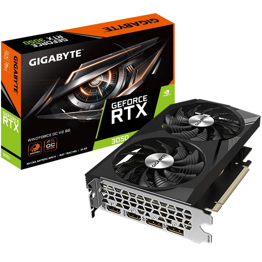 GIGABYTE GeForce RTX 3050 WindForce OC V2 8GB Nvidia Graphic Card