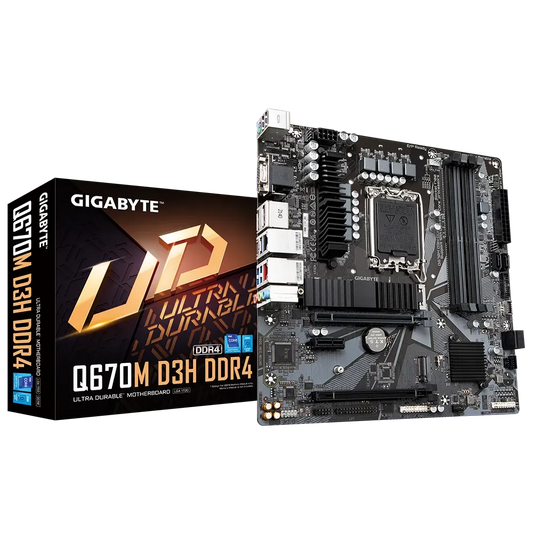 GIGABYTE Q670M D3H DDR4 AMD Motherboard