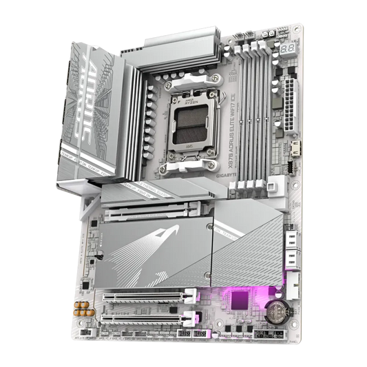 GIGABYTE X870 AORUS ELITE WIFI7 ICE DDR5 AMD Motherboard ( White )