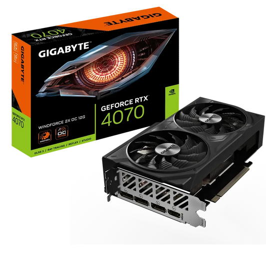 Gigabyte GeForce RTX 4070 Windforce 2X OC 12GB Graphic Card