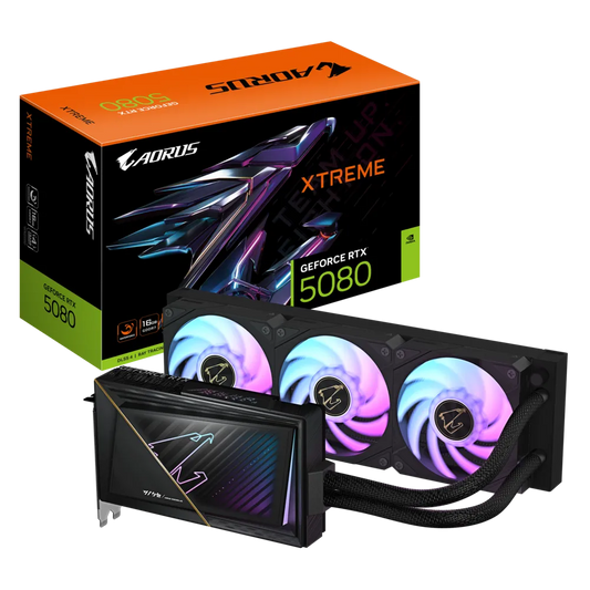 GIGABYTE Aorus Geforce RTX 5080 Xtreme WaterForce 16GB NVIDIA Graphic Card