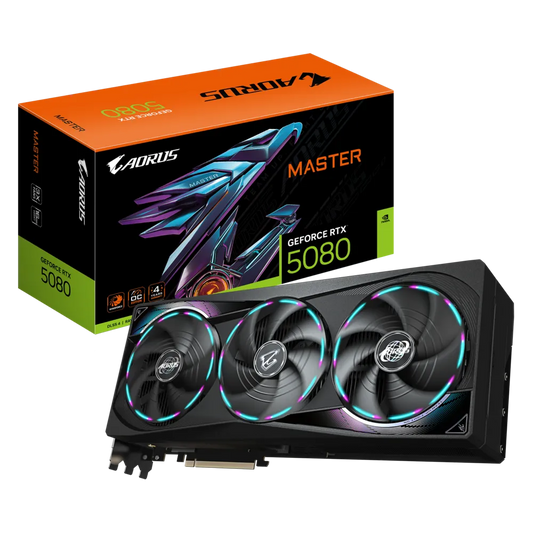 GIGABYTE Aorus Geforce RTX 5080 Master 16GB NVIDIA Graphic Card