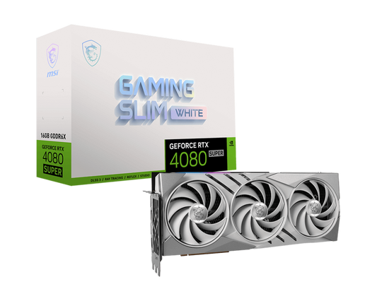 MSI GeForce RTX 4080 SUPER Gaming SLIM White 16GB Graphic Card