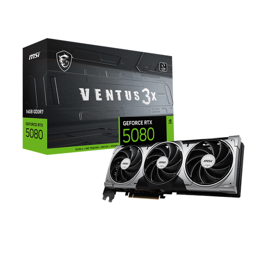 MSI GeForce RTX 5080 Ventus 3X 16GB NVIDIA Graphic Card