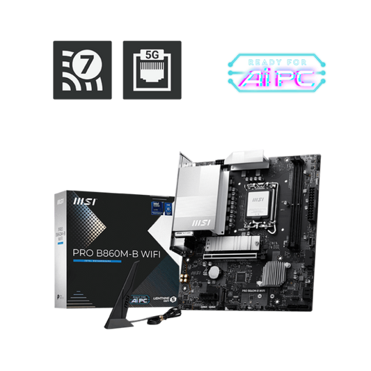 MSI Pro B860M-B Wifi7 DDR5 Intel Motherboard