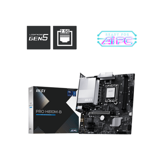 MSI Pro H810M-B DDR5 Intel Motherboard