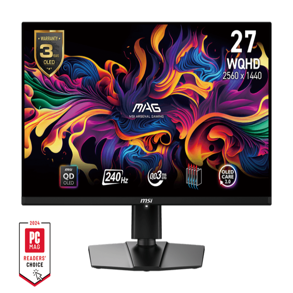 Buy MSI MAG 271QPX E2 27 Inch 2K QHD 240Hz OLED Panel 139% SRGB 0.03 MS ...