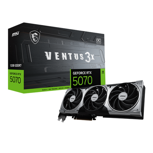 MSI GeForce RTX 5070 Ventus 3X OC 12GB Nvidia Graphic Card