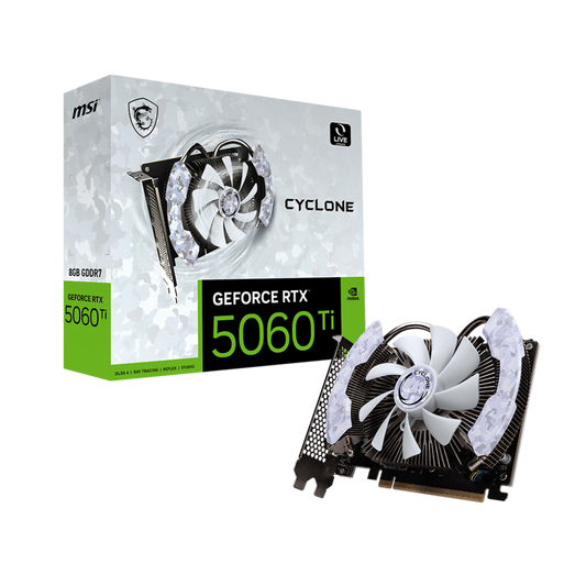 MSI GeForce RTX 5060 Ti Cyclone 8GB Nvidia Graphic Card