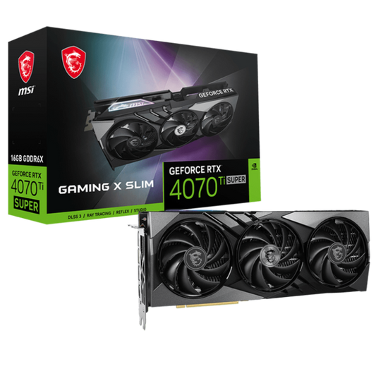 MSI GeForce RTX 4070 Ti Super Gaming X Slim 16GB Nvidia Graphic Card