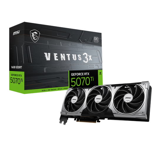 MSI GeForce RTX 5070 Ti Ventus 3X 16GB Nvidia Graphic Card