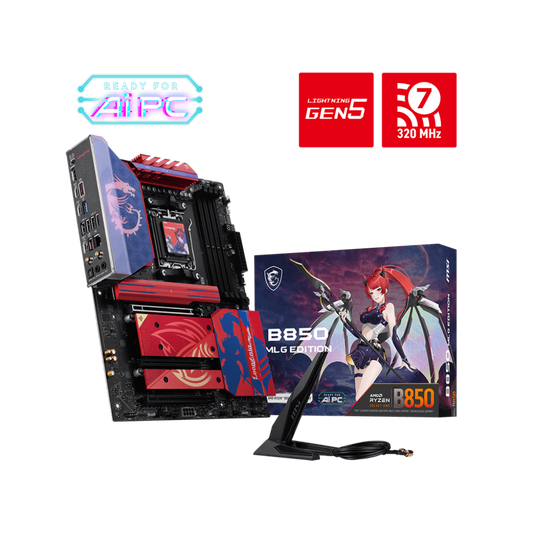 MSI B850 MLG Edition Wifi7 DDR5 AMD Motherboard