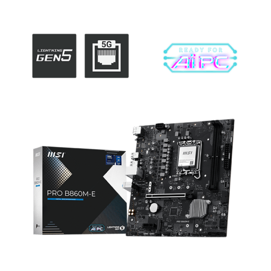 MSI Pro B860M-E DDR5 Intel Motherboard