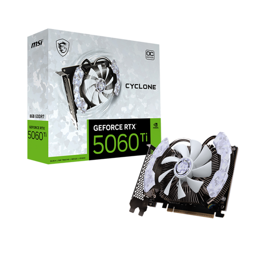 MSI GeForce RTX 5060 Ti Cyclone OC 8GB Nvidia Graphic Card