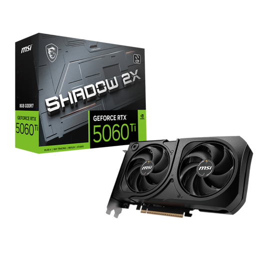 MSI GeForce RTX 5060 Ti Shadow 2X Plus 8GB Nvidia Graphic Card