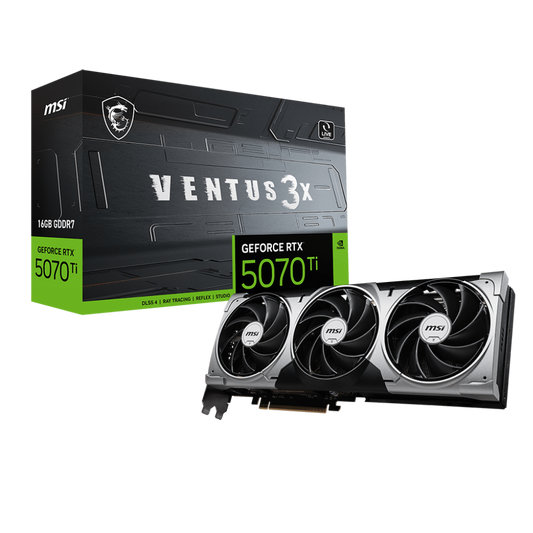 MSI GeForce RTX 5070 Ti Ventus 3X 16GB Nvidia Graphic Card