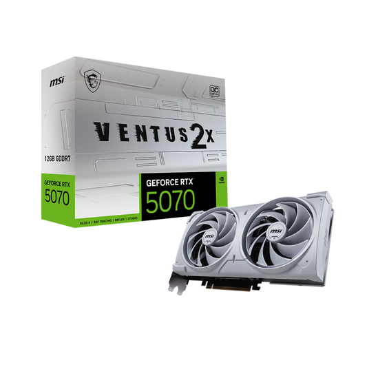 MSI GeForce RTX 5070 Ventus 2X OC 12GB White Nvidia Graphic Card