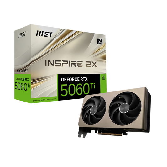 MSI GeForce RTX 5060 Ti Inspire 2X 8GB Nvidia Graphic Card