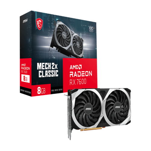 Buy MSI Radeon RX 7600 MECH 2X CLASSIC OC 8GB AMD Graphic Card ...