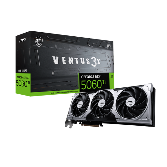 MSI GeForce RTX 5060 Ti Ventus 3X OC 8GB Nvidia Graphic Card
