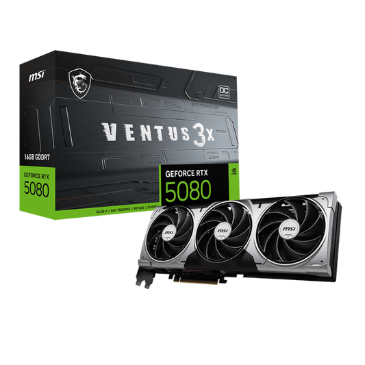 MSI GeForce RTX 5080 Ventus 3X OC 16GB NVIDIA Graphic Card