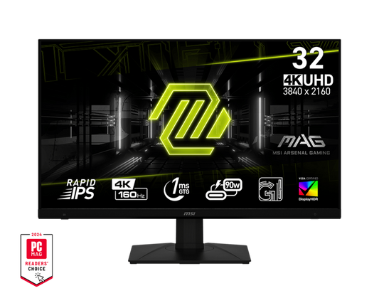 MSI MAG 322UPF 32 Inch UHD 160Hz IPS Panel 125.7%SRGB 1MS AMD FreeSync Gaming Monitor