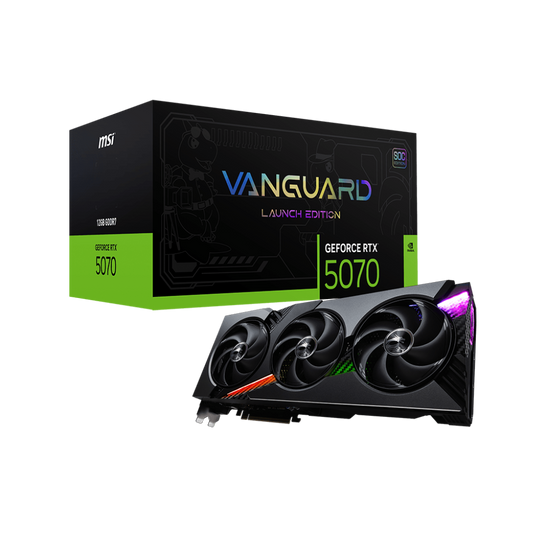 MSI GeForce RTX 5070 Vanguard SOC Launch Edition 12GB Nvidia Graphic Card