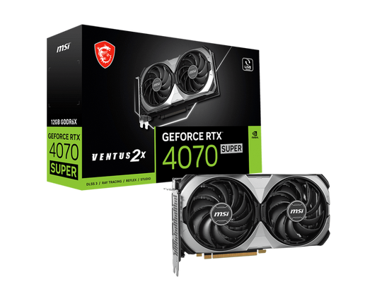 MSI GeForce RTX 4070 Super Ventus 2X 12GB Nvidia Graphic Card