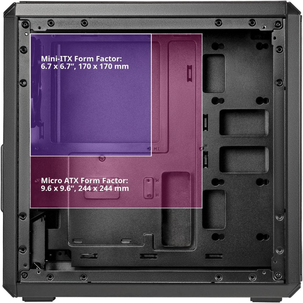 Buy COOLER MASTER Q300L V2 ITX Mini Tower Cabinet Black