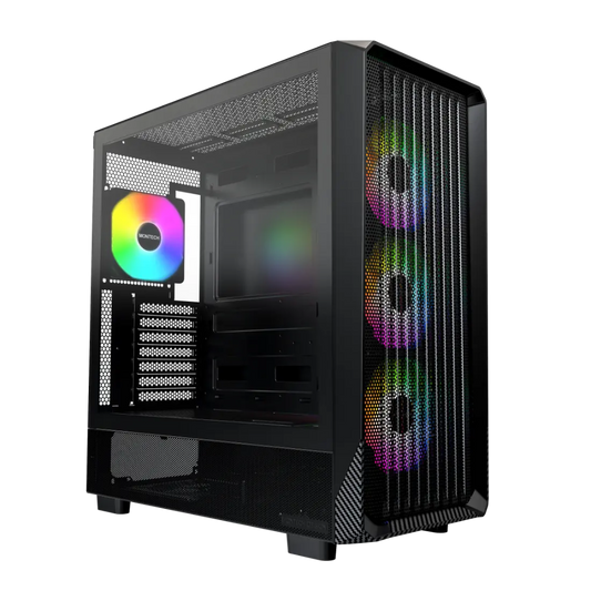 MONTECH X5 ARGB EATX Mid Tower Cabinet ( Black )