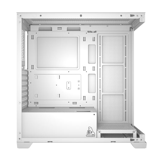 TAG Gamerz Luminor ARGB ATX Mid Tower Cabinet (White)