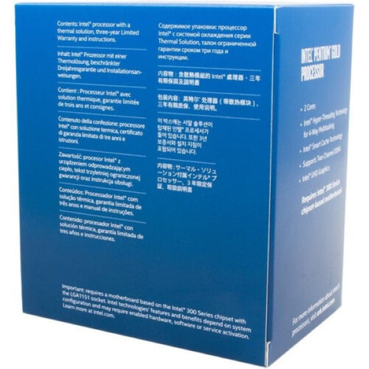 INTEL Pentium Gold 12th Generation G7400 Processor ( 3.7 GHz / 2 Cores / 4 Threads )