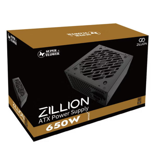 SUPER FLOWER Zillion DB 650W 80 plus Bronze Non-Modular ATX 2.0 Power Supply ( 650W )