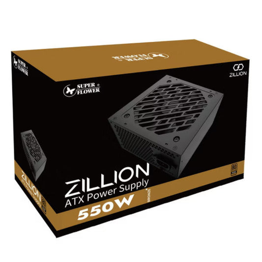 SUPER FLOWER Zillion DB 550W 80 plus Bronze Non-Modular ATX 2.0 Power Supply ( 550W )