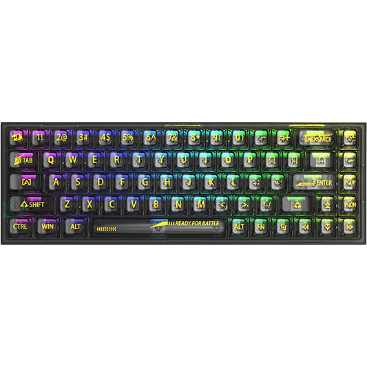 Redragon K631 Pro Castor 65% RGB Mechanical Gaming Keyboard (Black) (Translucent Custom Switch)
