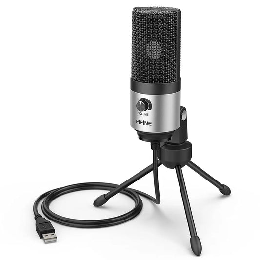 FIFINE K669S USB Condenser Microphone ( Silver )