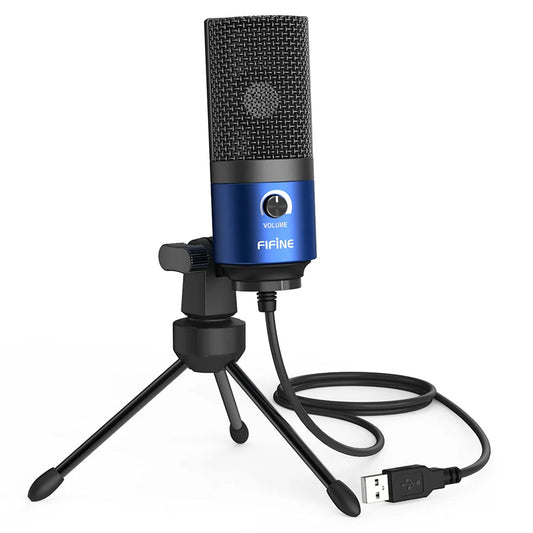 FIFINE K669BL USB Condenser Microphone ( Blue )